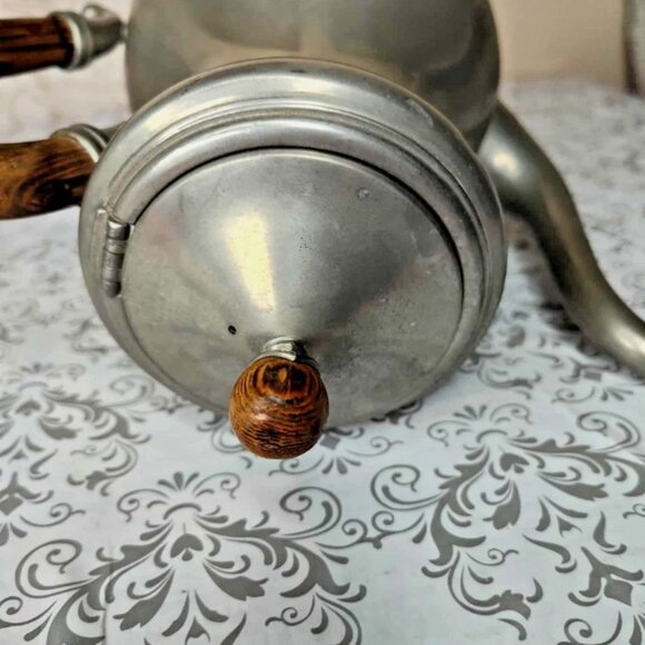 Vintage Royal Holland Daalderop KMD Pewter Coffee Pot Server - Picture 4 of 5